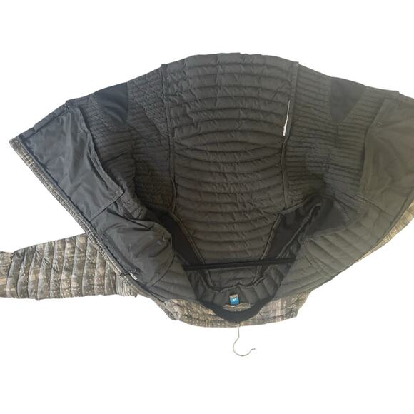 Eddie Bauer Jacket Womens Small Petite Gray Stormdown 800 Down Puffer Coat #5503 - Picture 11 of 12